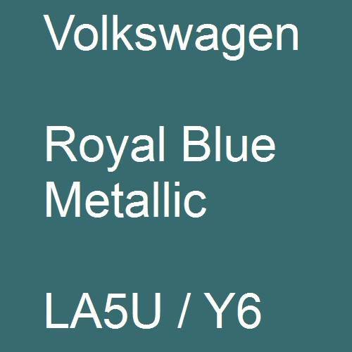 Volkswagen, Royal Blue Metallic, LA5U / Y6.